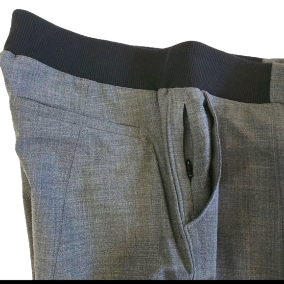 The ATHLETA Women's Gray Sz 12P Tapered  Wool Blend Casual Versatile Dress Pants - Picture 11 of 15